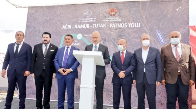Bakan Karaismailoğlu: "Ağrı-Hamur-Tutak-Patnos Devlet Yolu Kuzey-Güney aksının önemli bir parçası"