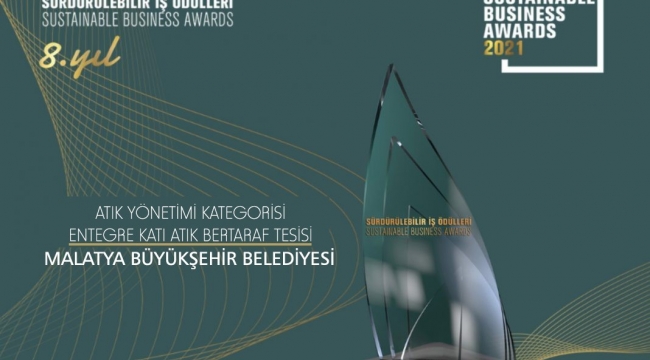 Malatya Büyükşehir entegre katı atık bertaraf tesisine ödül