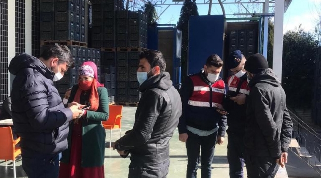 Antalya'da Düzensiz Göçle Mücadele Huzur ve Güven uygulamasında 11 gözaltı