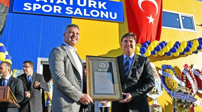Fethiye'de yapımı tamamlanan Atatürk Spor Salonu hizmete açıldı