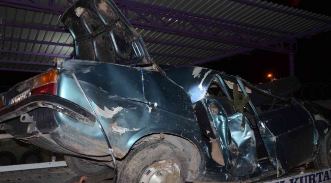 Konya'da otomobil takla attı: 1 ölü, 3 yaralı