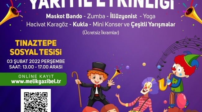 Melikgazi'den çocuklara özel etkinlikler