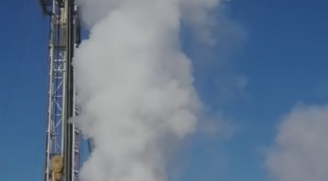 Simav OSB'de açılan dördüncü Jeotermal kuyudan müjdeli haber