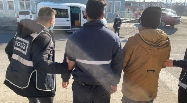 Tekirdağ'da 17'si kaçak göçmen 46 kişi yakalandı