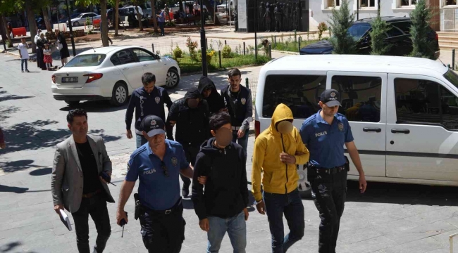 Besni'de yakalanan 3 ikamet hırsızı tutuklandı