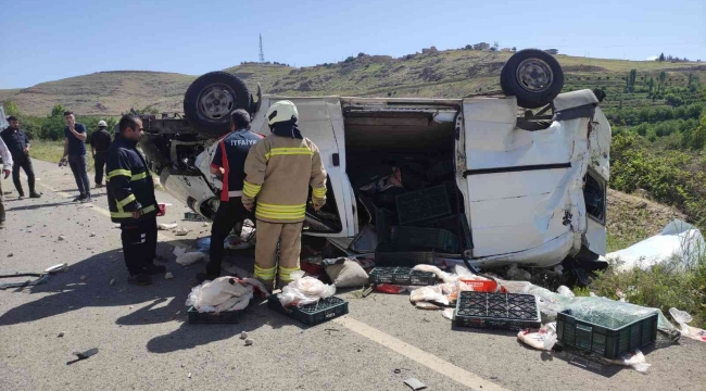 Mardin'de trafik kazası: 1 yaralı