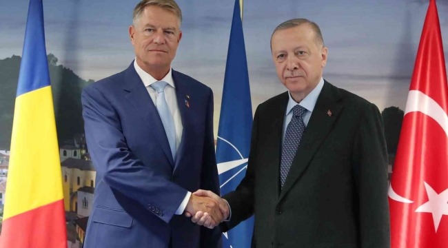 Cumhurbaşkanı Erdoğan, Romanyalı mevkidaşı Iohannis ile görüştü