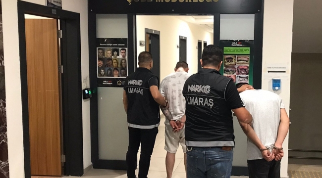 Kahramanmaraş'ta uyuşturucu satıcılarına suçüstü: 2 gözaltı