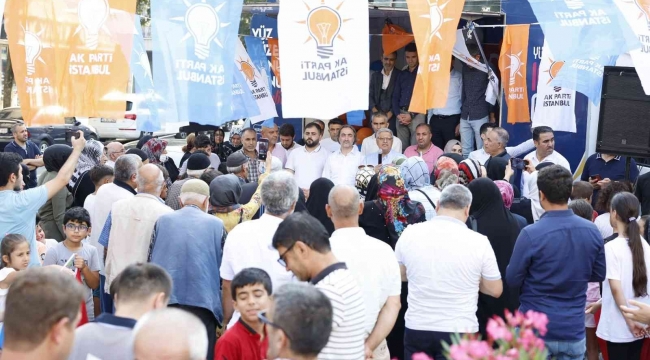 AK Parti Genel Başkan Yardımcısı Vedat Demiröz Yüz Yüze 100 Gün çerçevesinde Sultangazililerle bir araya geldi