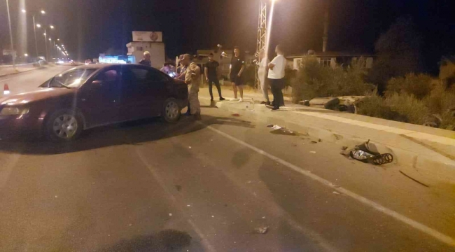 Hatay'da arıza nedeniyle yolun sağında duran araca otomobil çarptı: 3 yaralı