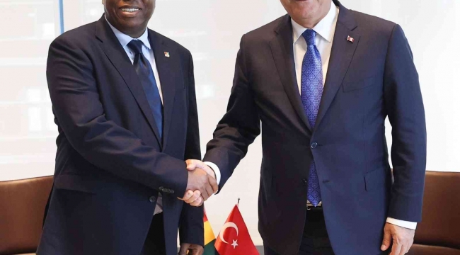 Dışişleri Bakanı Çavuşoğlu, Gine Dışişleri Bakanı Kouyate ile görüştü