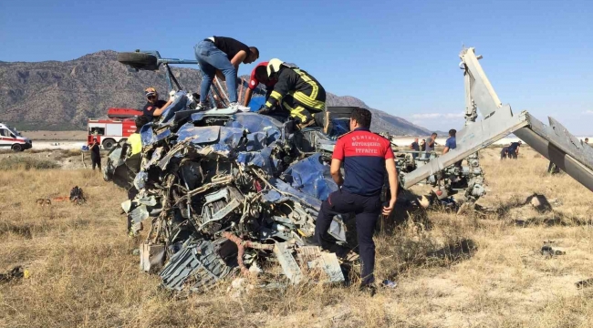 Orman kahramanlarının cenazesi, Rusya'ya gönderilmek üzere Antalya'ya götürüldü