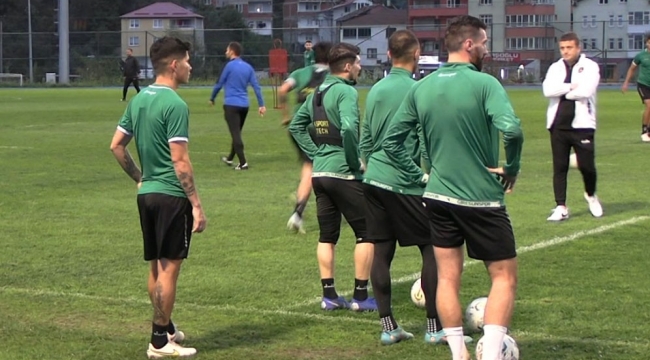 Giresunspor'da, Beşiktaş maçı hazırlıkları tamamlandı
