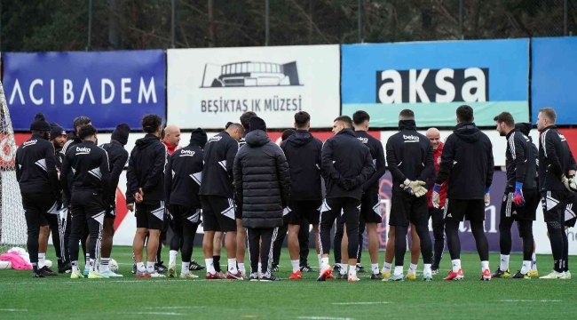 Beşiktaş'ta çalışmalar devam etti