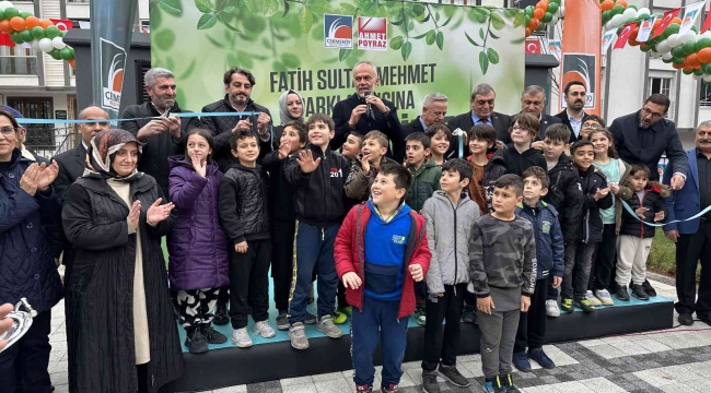 Çekmeköy Fatih Sultan Mehmet Parkı yenilendi