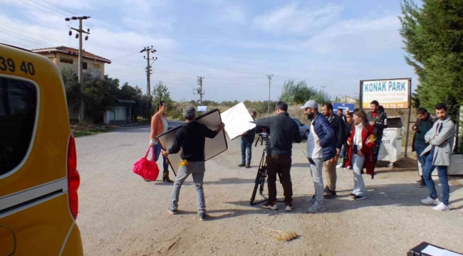 Erdek'te "Huzur evi ketum" filminin çekimleri sürüyor