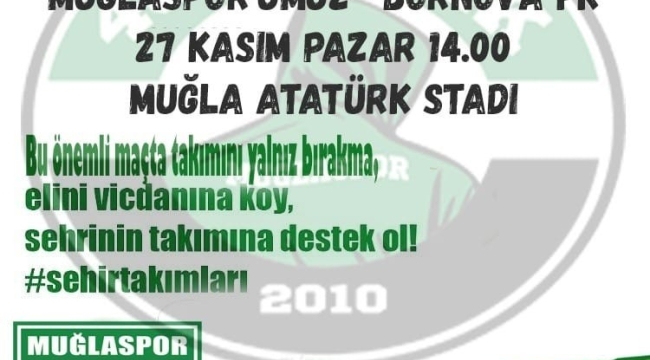 Ermaş Muğlaspor, Bornova FK ile karşılaşacak