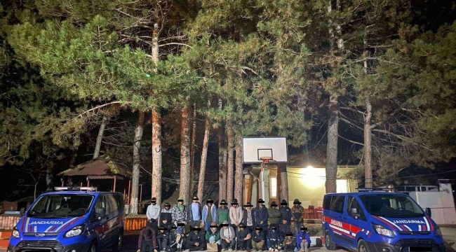 Kırklareli'nde 165 kaçak göçmen yakalandı