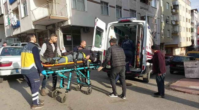Otomobil ile motosiklet çarpıştı: 1 yaralı