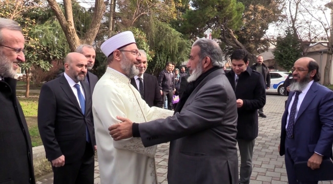 Diyanet İşleri Başkanı Erbaş, Katar Vakıflar ve İslami İşler Bakanı Al Ghanim ile bir araya geldi