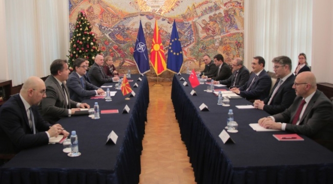 Enerji ve Tabii Kaynaklar Bakanı Dönmez Kuzey Makedonya'da