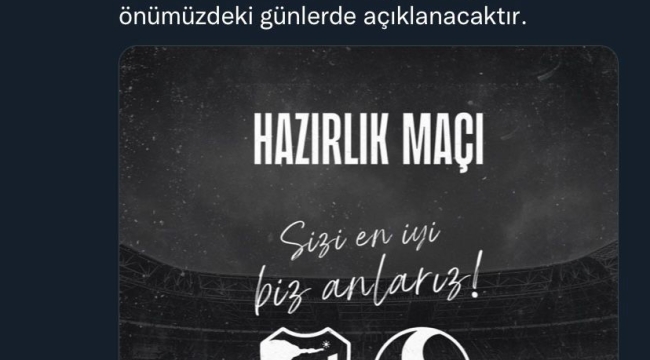 Sakaryaspor-Kocaelispor hazırlık maçı gelirlerini depremzedelere bağışlayacak