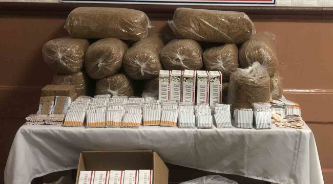 Söke'de kaçak sigara operasyonu