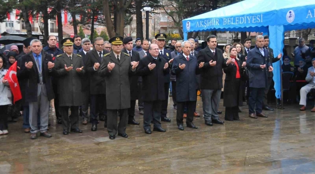 Akşehir'de Şehitleri Anma Günü etkinlikleri