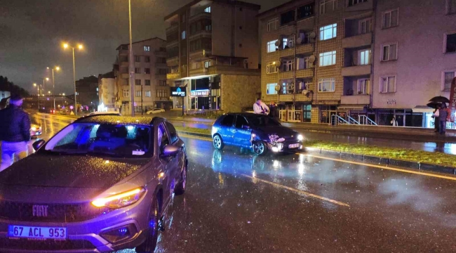 Ereğli'de yağış kazayı beraberinde getirdi