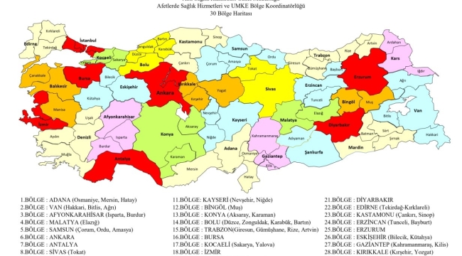 Balıkesir afetlerde sağlık hizmetleri ve UMKE 10. Bölge Koordinatörü oldu