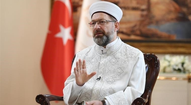 Diyanet İşleri Başkanı Erbaş'tan Mescid-i Aksa baskınına tepki