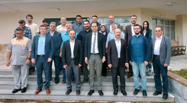 Erşan, evde sağlık hizmetleri personelini ziyaret etti