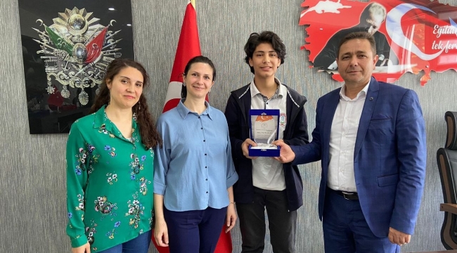 "Kazanım Değerlendirme" sınavında il birincisi Gönen'den