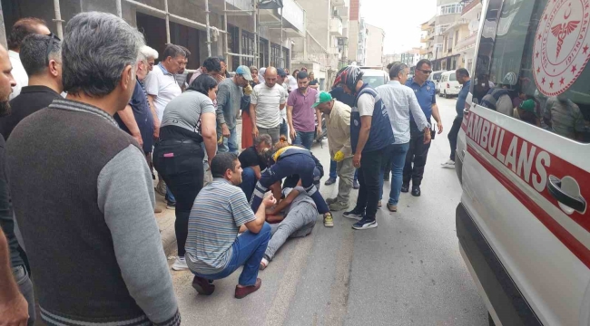 Üçüncü kattan düşen işçi ağır yaralandı