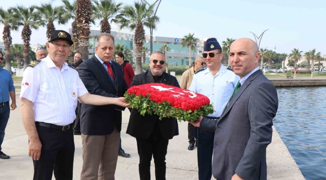 Yaşamını yitiren kılavuz kaptanlar Aliağa'da anıldı