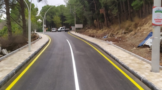 Ağlayan Kaya-Mevlevihane yolu yenilendi