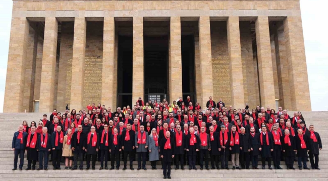 ASO ailesi 60. yılında Ata'nın huzurunda
