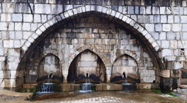 Kahramanmaraş'ta 17. yüzyıldan kalma tarihi Soğukpınar Çeşmesi