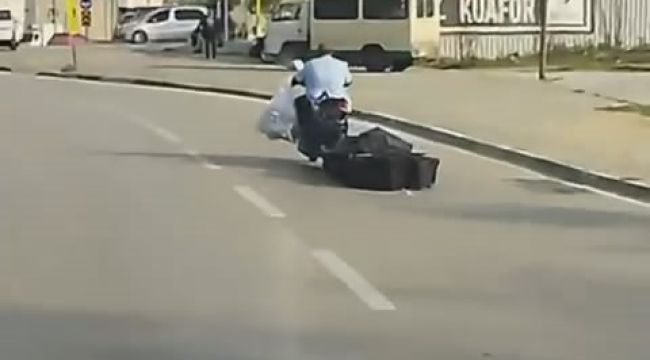 Tehlikeli yolculuk kamerada