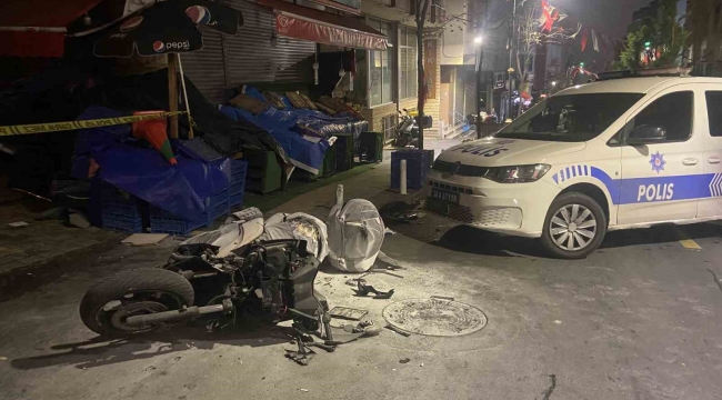 Kağıthane'de motosikletli saldırgan bir kişiye ateş açtıktan sonra motosikleti bırakıp kaçtı