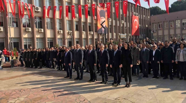 Atatürk'ün Aydın'a gelişinin 93'üncü yıldönümü kutlandı