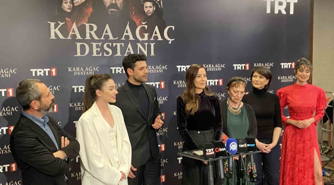 TRT'nin yeni dizisi Karaağaç Destanı'nın galası yapıldı