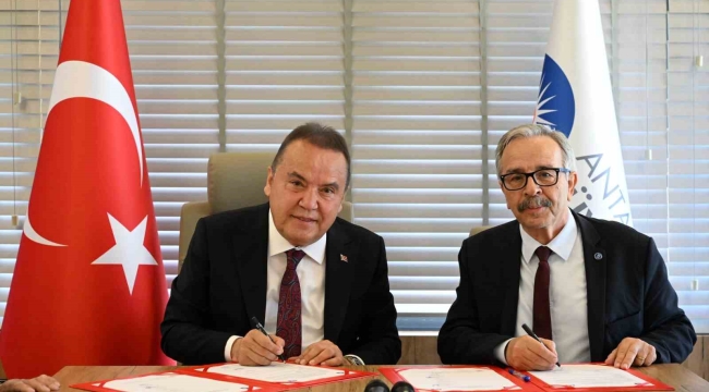 Antalya Büyükşehir Belediyesi'nden iki iş birliği protokolü