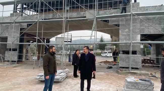 Çınarlıdere Mezarlığı yenileniyor