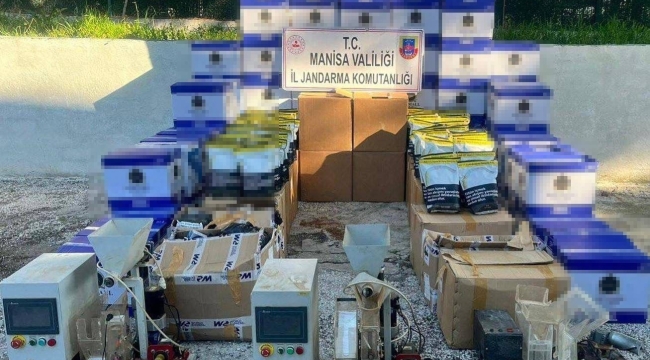 Manisa'da 1 milyon 200 bin lira değerinde kaçak tütün ele geçirildi