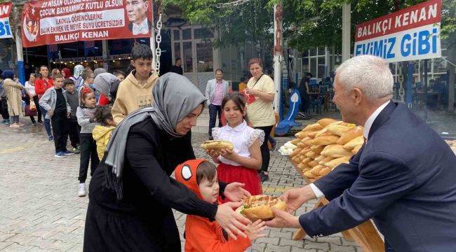 23 Nisan'da çocuklara 10 bin adet ücretsiz balık ekmek ikramı