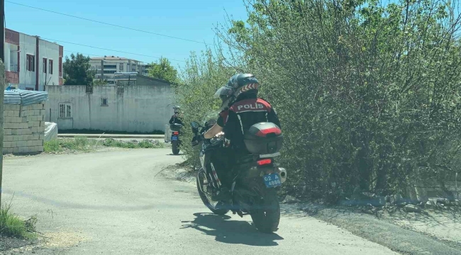 Aranan şahıs polis ekiplerini harekete geçirdi