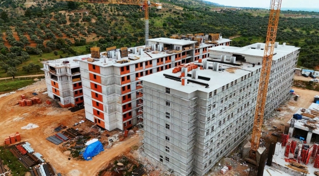 Aydın'da yeni öğrenci yurdu inşası sürüyor