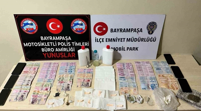 Bayrampaşa'da uyuşturucu operasyonu: 7 gözaltı