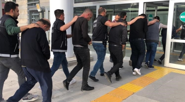 Elazığ'da 9 uyuşturucu taciri tutuklandı